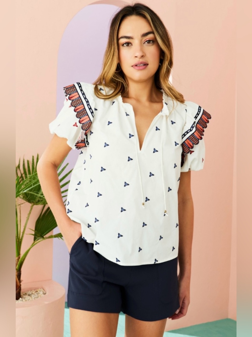 Like NEW! Marie Oliver “Vida Top” Size Small